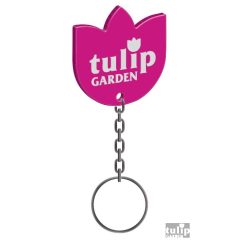 TulipGarden kulcstartó - rózsaszín